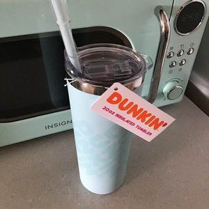 Dunkin Baby Blue Tumbler Cup 2022 NWT